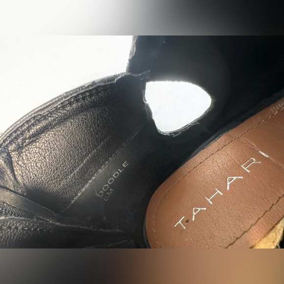 Tahari Doodle stretch black pump 3 inch heel women’s size 6 shoes - Picture 4 of 7